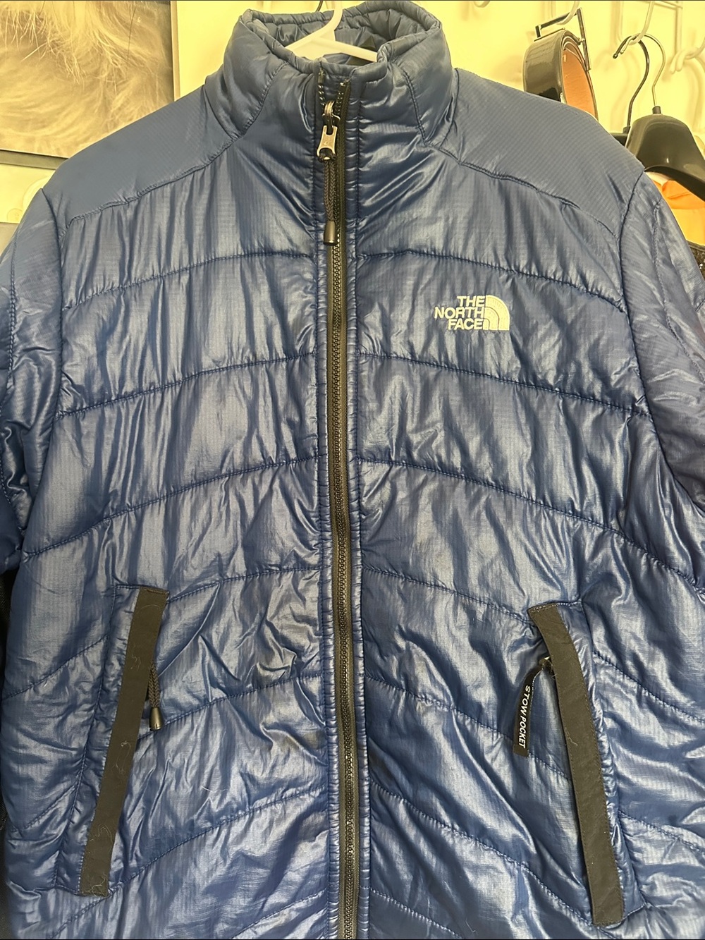 The North Face Men's Blue Puffer Jacket